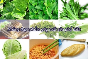 NHỮNG THỰC PHẨM DỄ GÂY “MẤT SỮA” 