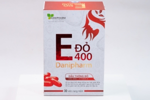 TĂNG CƯỜNG SỨC KHỎE VỚI VITAMIN E ĐỎ 400 DANIPHARM