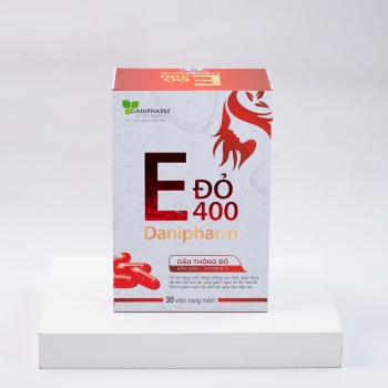 Vitamin E Đỏ 400 Danipharm