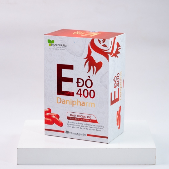 Vitamin E Đỏ 400 Danipharm