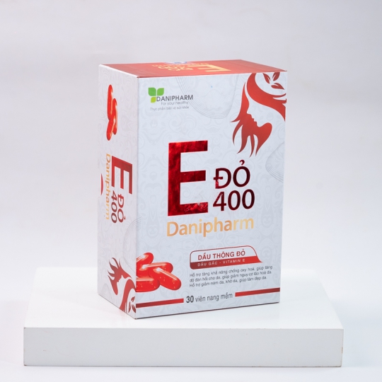 Vitamin E Đỏ 400 Danipharm